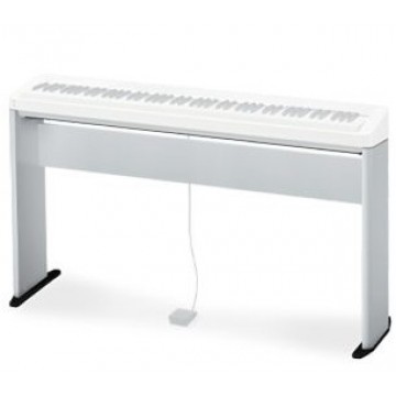 Casio CS68PWE  White Wooden Stand 