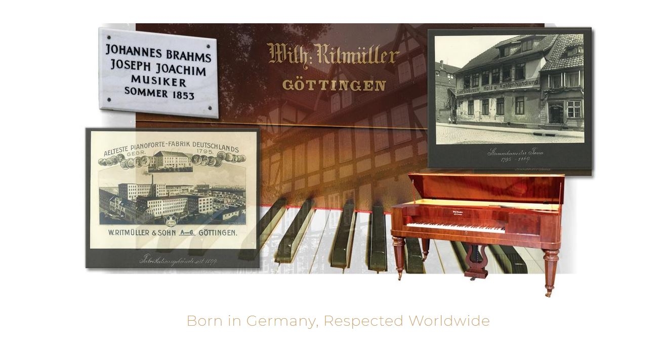 Ritmuller Piano Born in Germany 