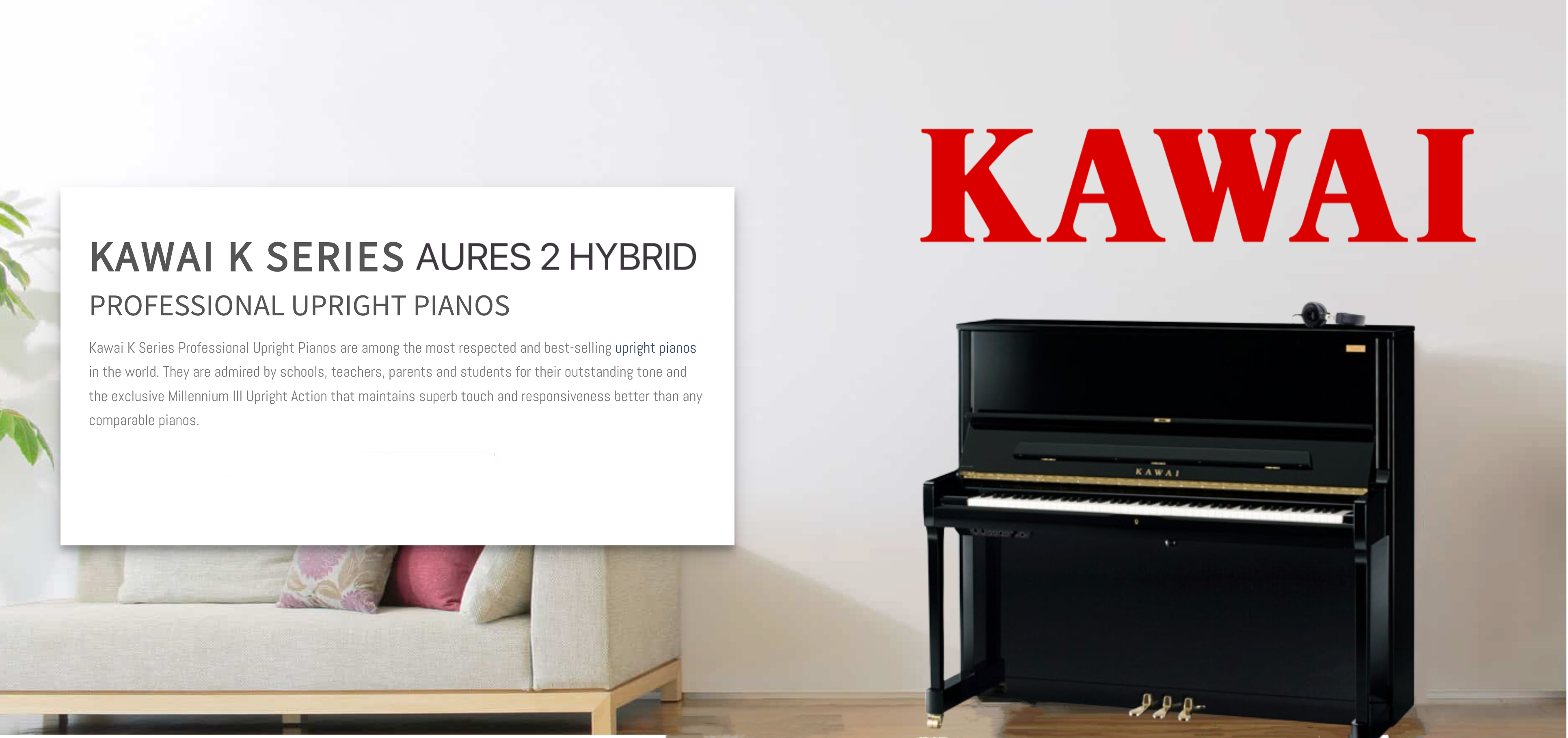 Kawai K500 Aures2 Hybrid Piano