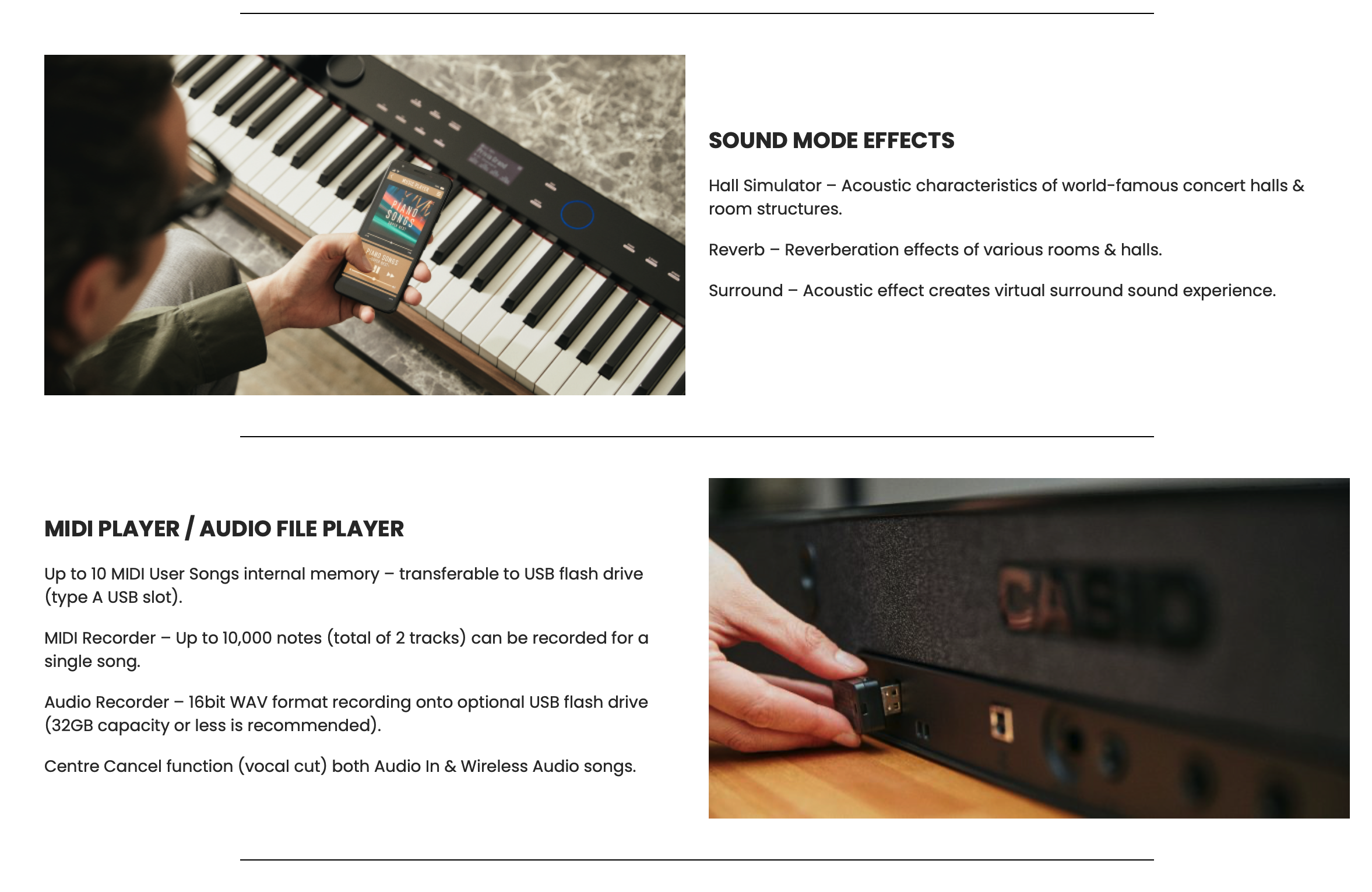 Casio PXS6000 Digital Piano 