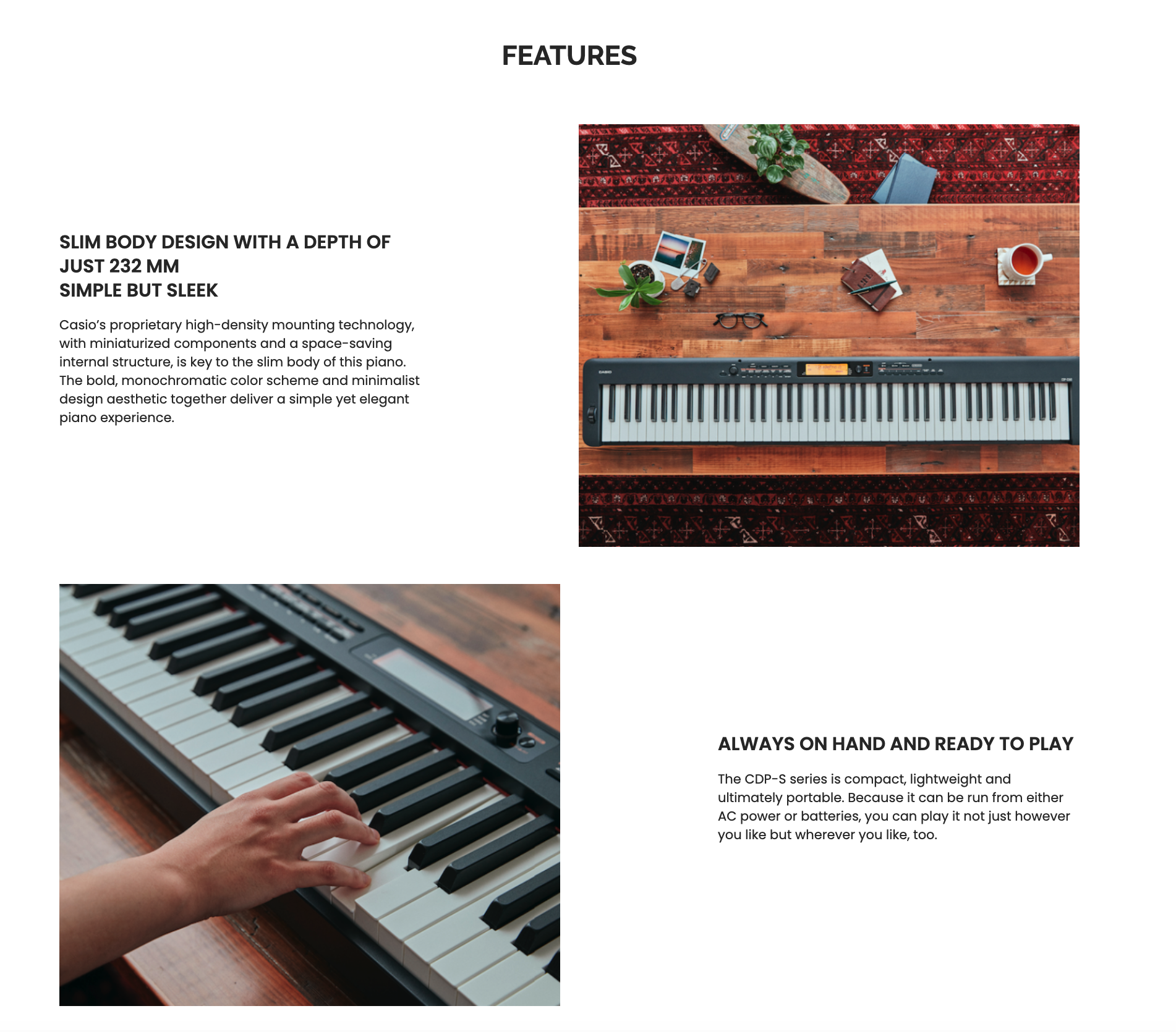 Casio CDPS360 Digital Piano 